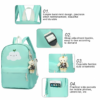 4 Pcs Girl's Nylon Backpack